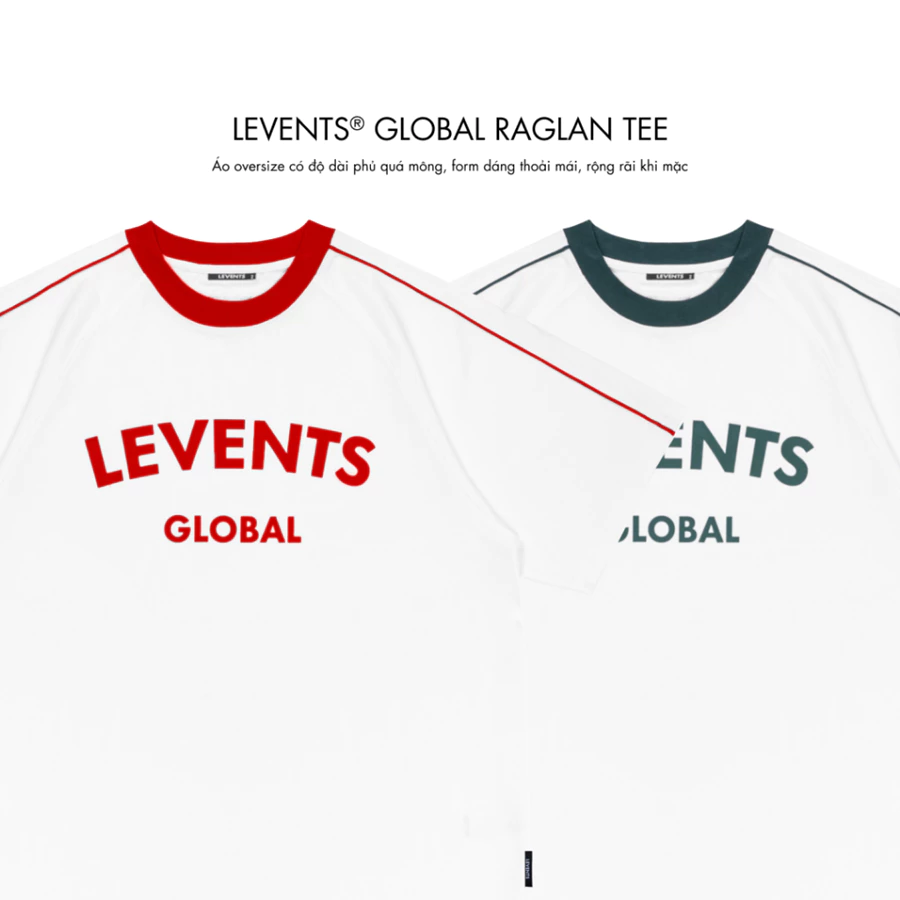 Levents® | Áo Thun Levents Global Raglan Tee