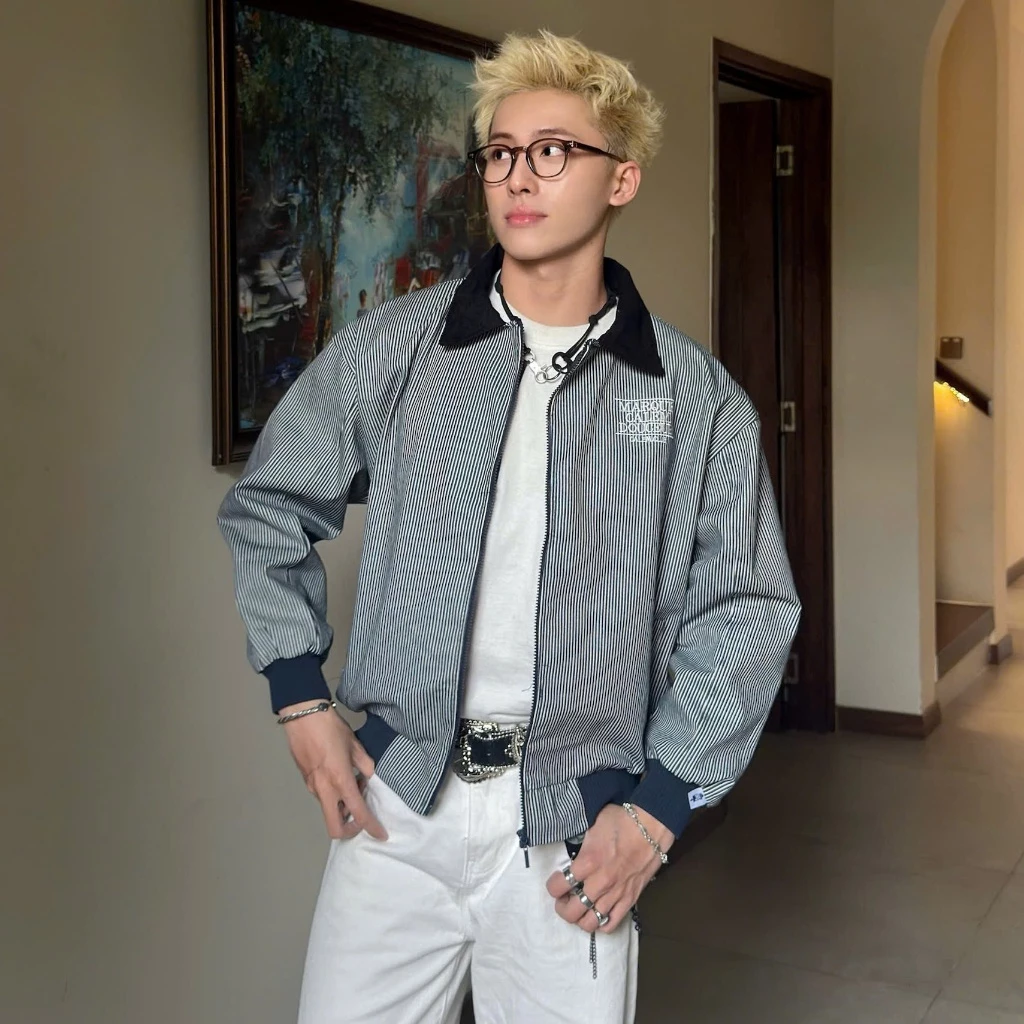 Calem.Club | Áo khoác kaki zipper jacket lót dù