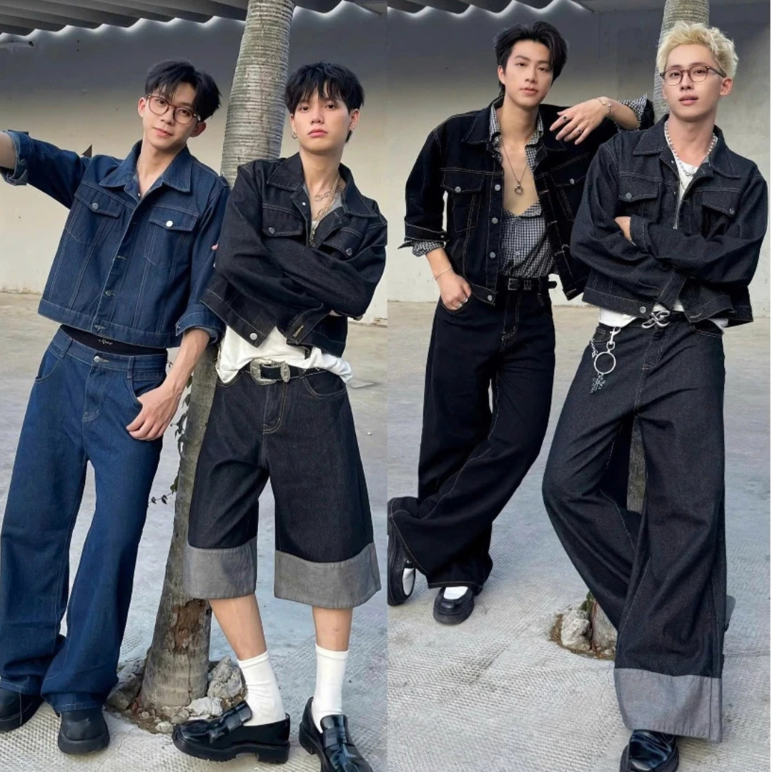 Calem.Club | Quần jean Ver 3 dài/short Fold Series