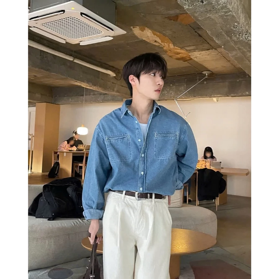 JACK LANE | Áo sơ mi dài tay Denim Allan