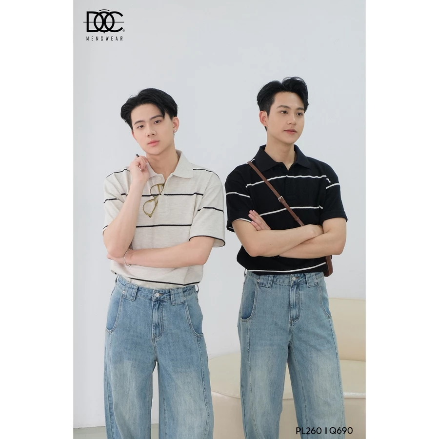 Độc Menswear | Áo polo kẻ ngang  