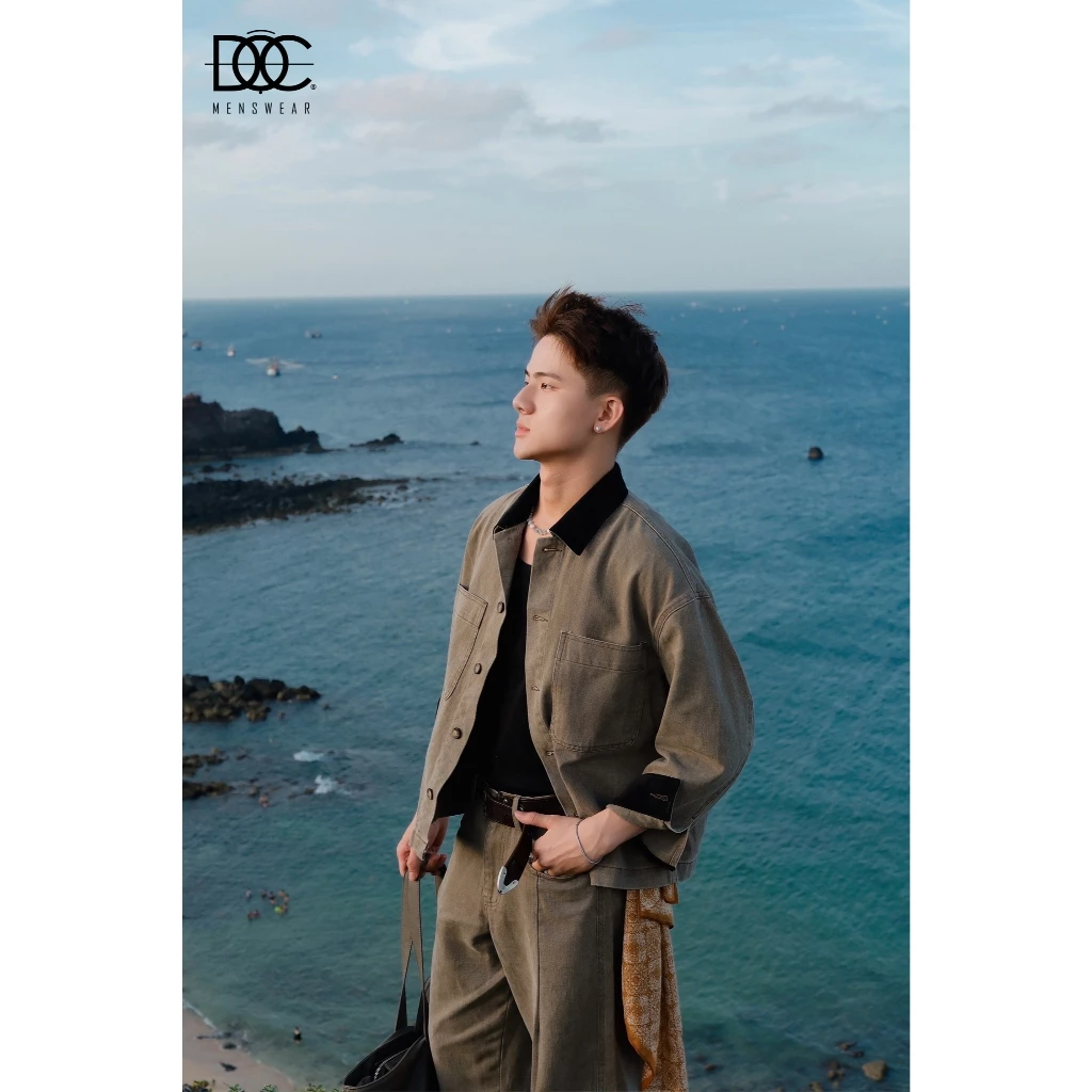 Độc Menswear | Áo khoác jean crop  