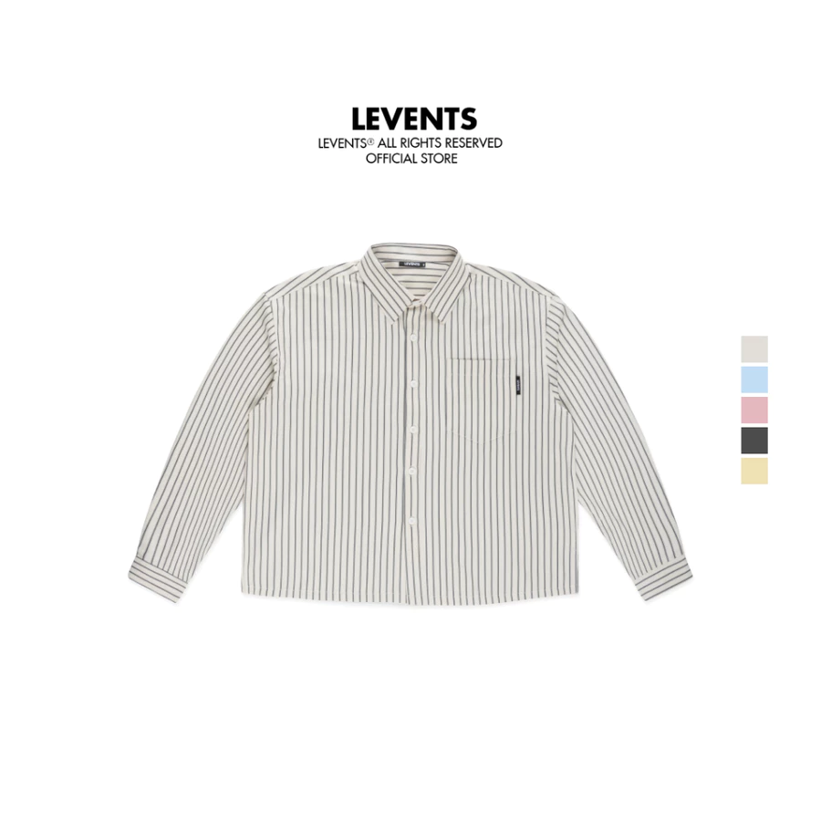 Levents® | Áo Sơ Mi Levents Striped Boxy Long Sleeve Shirt