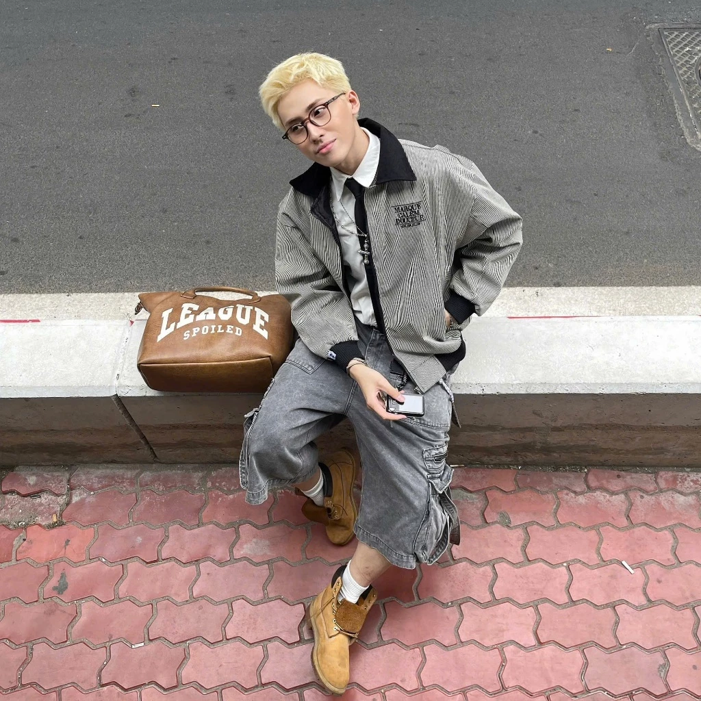 Calem.Club | Áo khoác kaki zipper jacket lót dù