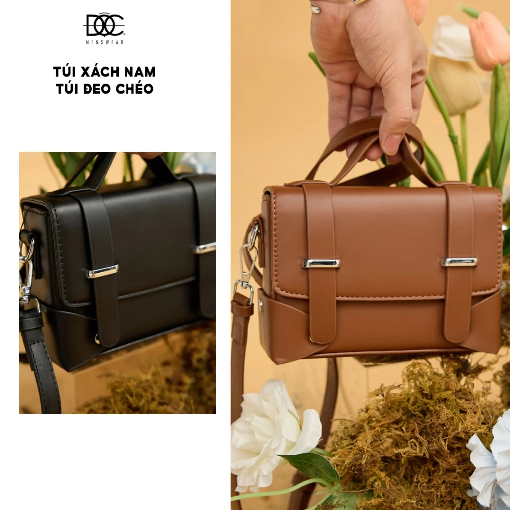 Độc Menswear | Túi đeo chéo da PU cao cấp