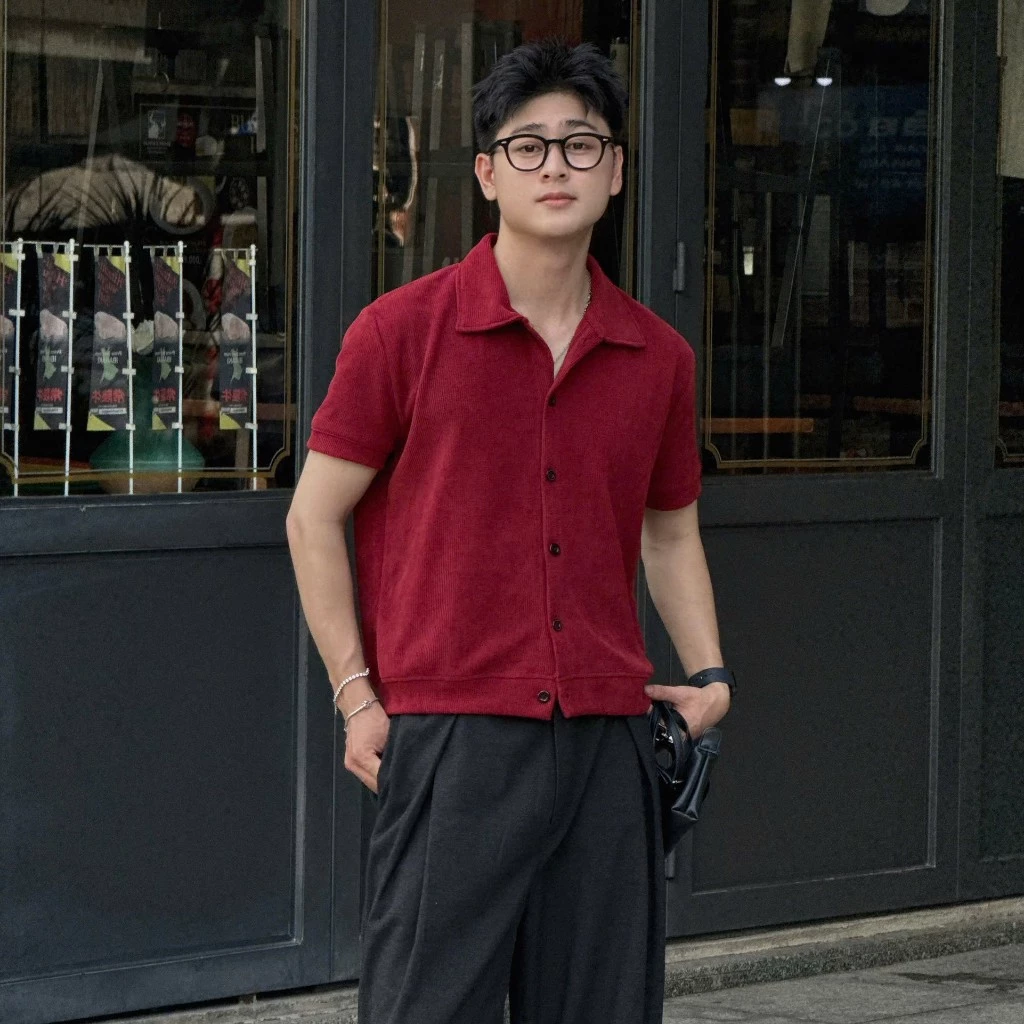 GIDISTUDIO | Áo Polo Len GIDISTUDIO Unisex  