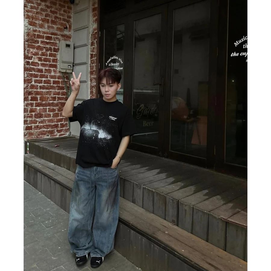 MMESTLINE | Áo thun "SHADOW HOUSE" form Boxy 