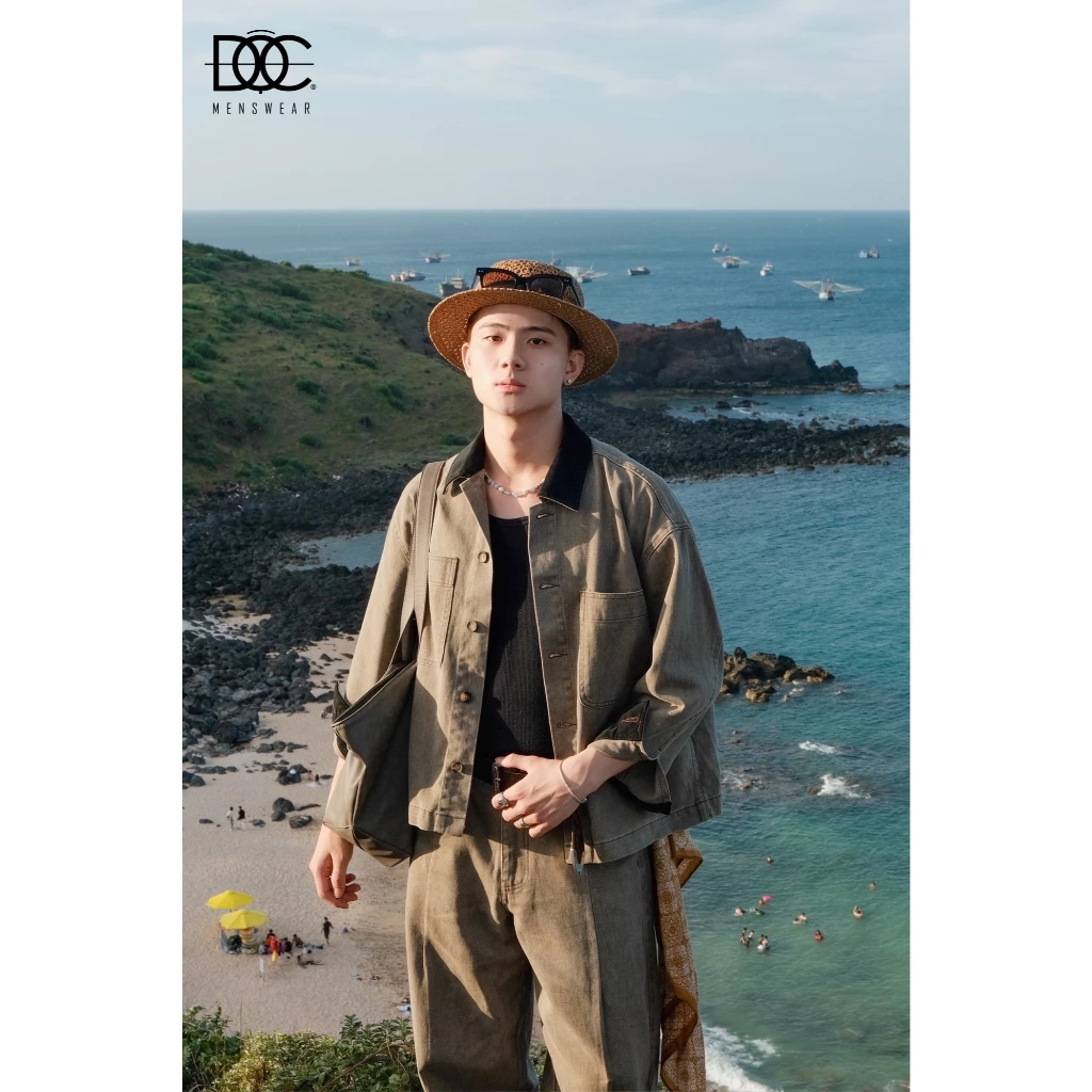 Độc Menswear | Áo khoác jean crop  