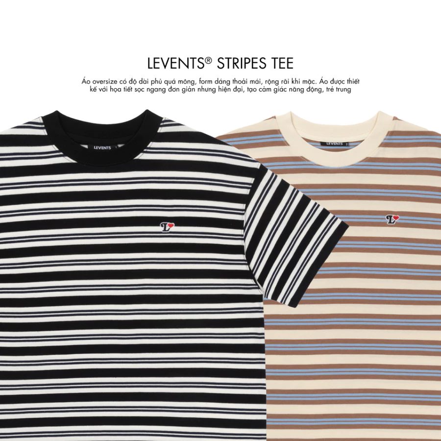 Levents® | Áo thun Levents Stripes Tee 