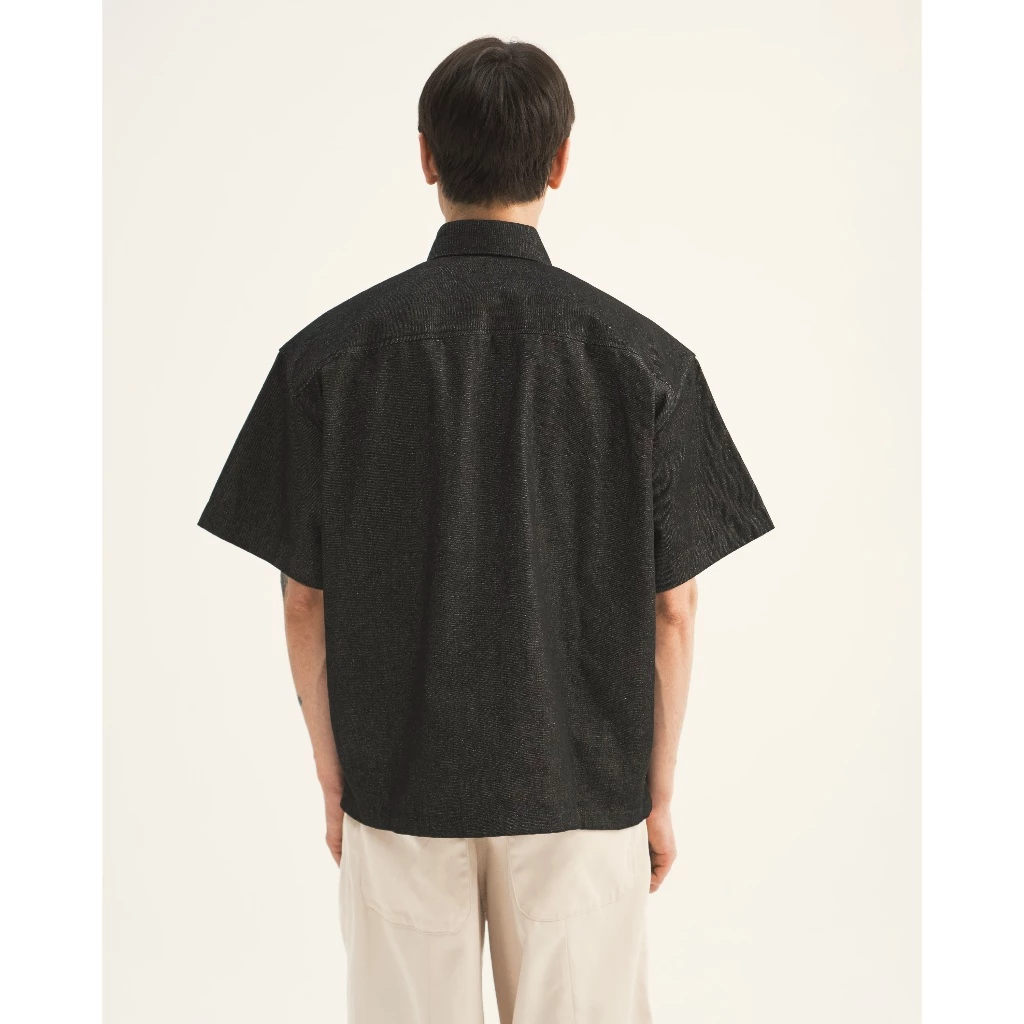WEDOOKS | Áo sơ mi jeans tay ngắn form boxy short sleeve shirt