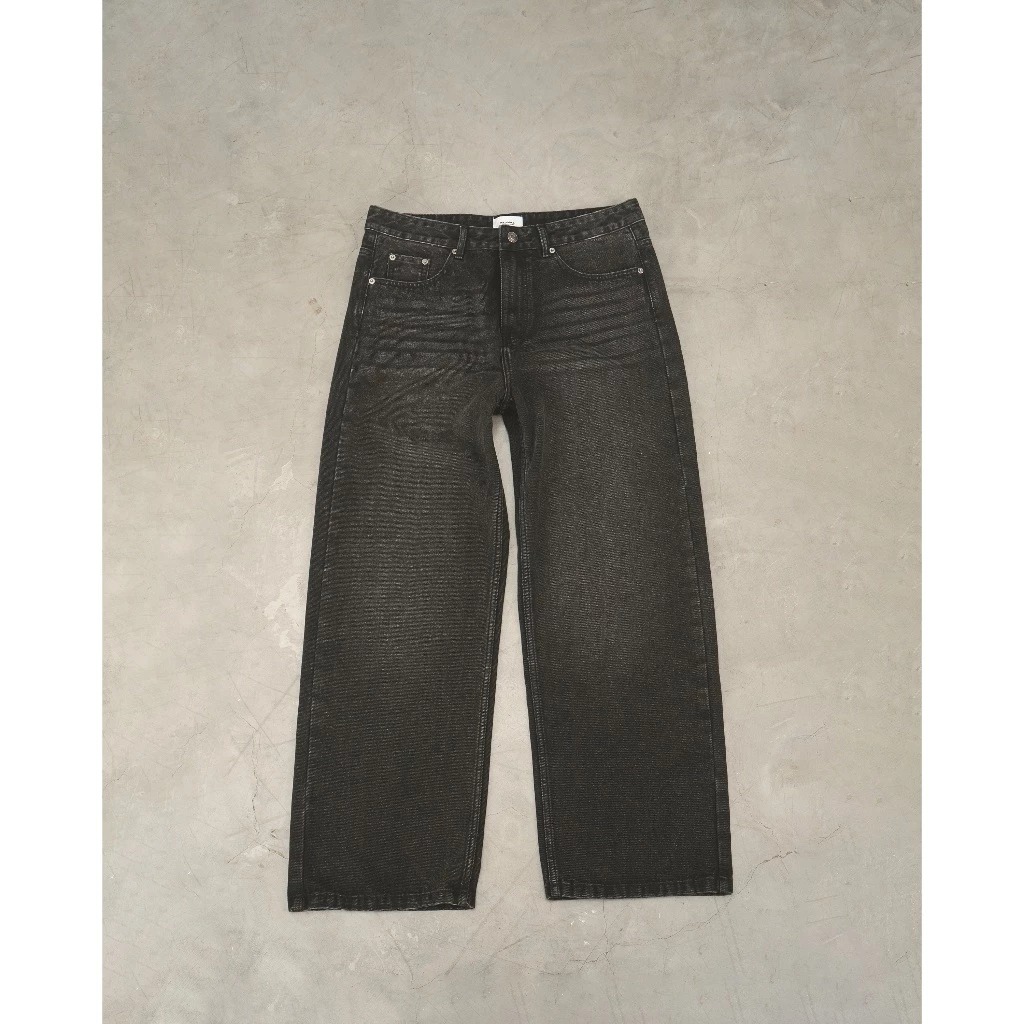 WEDOOKS | Quần jeans wash nam dáng cocoon chất liệu denim dày dặn DW cocoon jeans