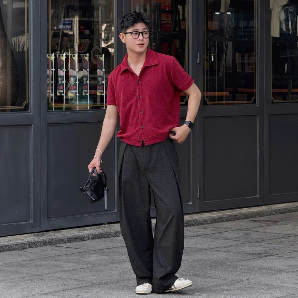 GIDISTUDIO | Áo Polo Len GIDISTUDIO Unisex  