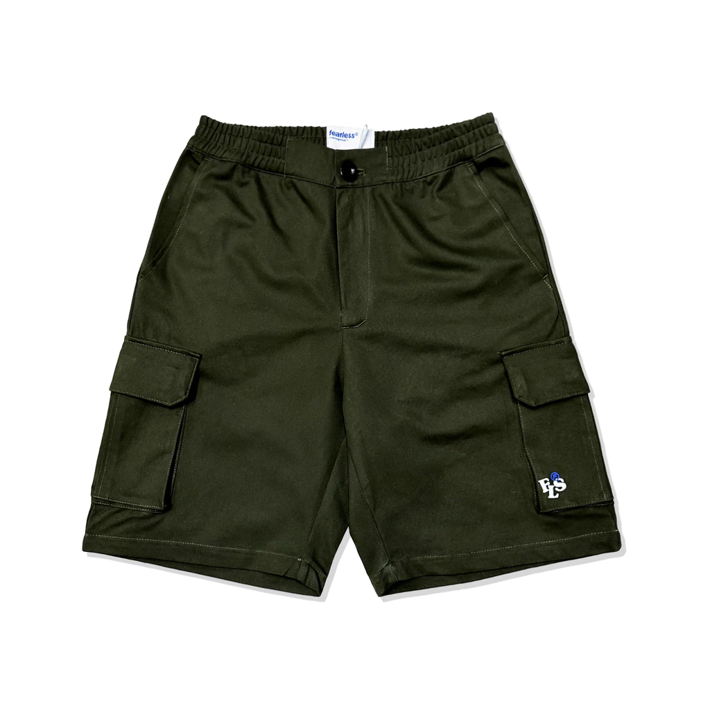 FEARLESS | Quần short túi hộp FEARLESS FLS logo vải kaki
