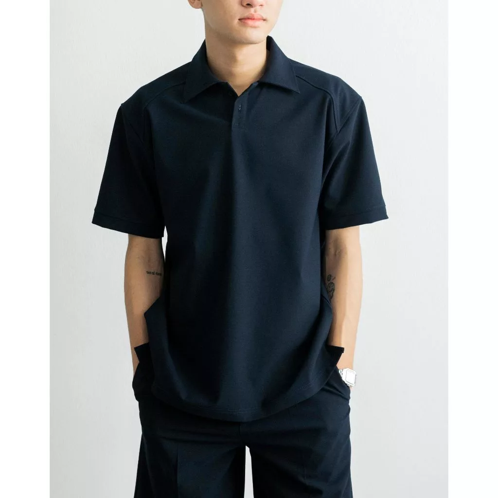 WEDOOKS | Áo polo thun cổ bẻ phong cách tối giản Tràm polo