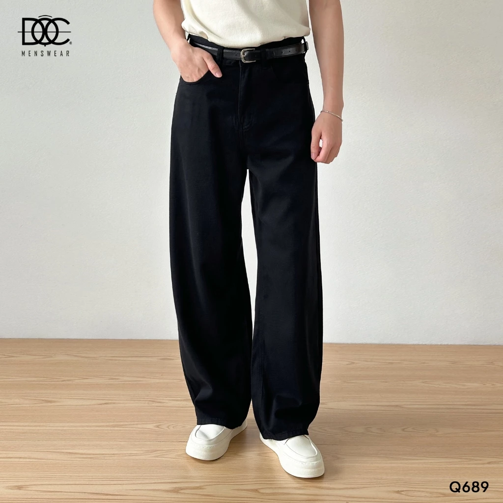Độc Menswear | Quần jeans ống suông form rộng phủ giày