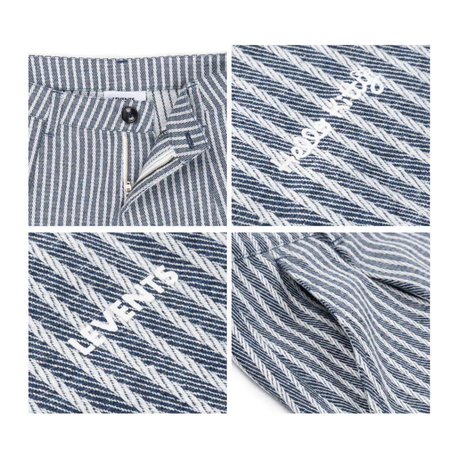 Levents® | Quần Khaki Ống Suông Striped Chino Pants