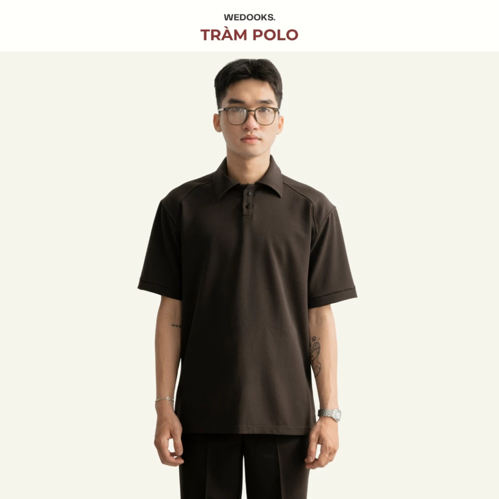WEDOOKS | Áo polo thun cổ bẻ phong cách tối giản Tràm polo
