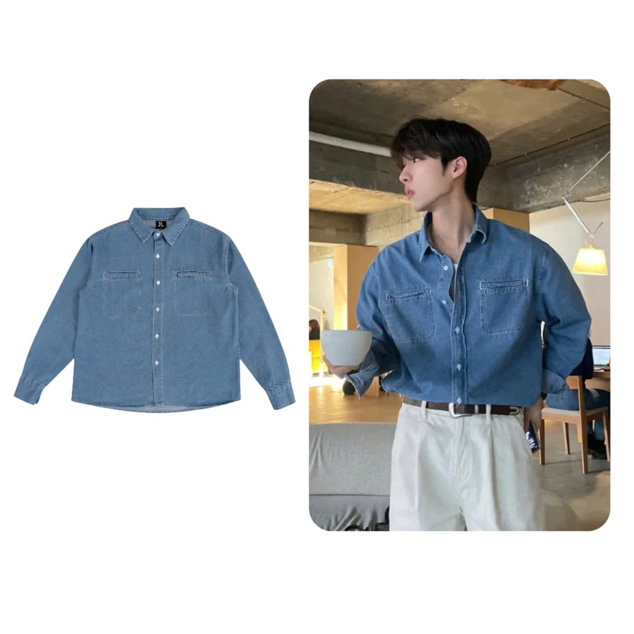JACK LANE | Áo sơ mi dài tay Denim Allan