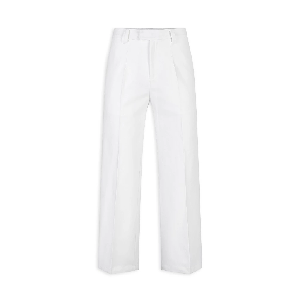 FABULOUS | Quần tây ống suông phong cách Hàn Quốc trẻ trung, màu trắng và đen