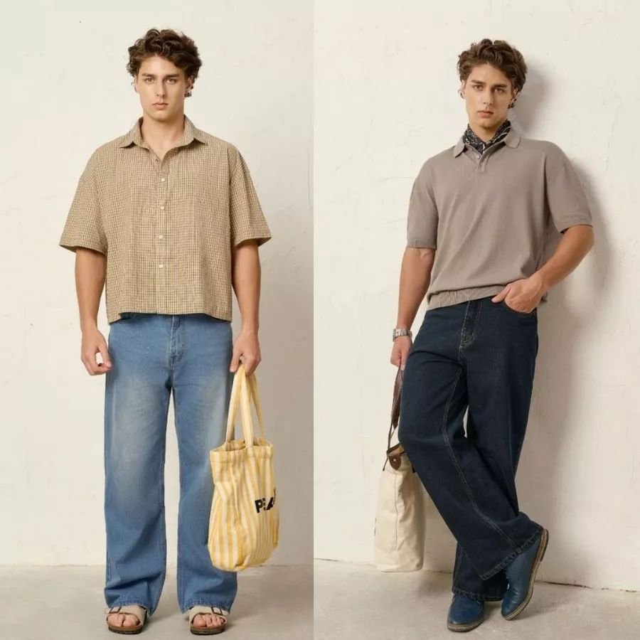 PEALO | Quần Jean dáng bootcut  