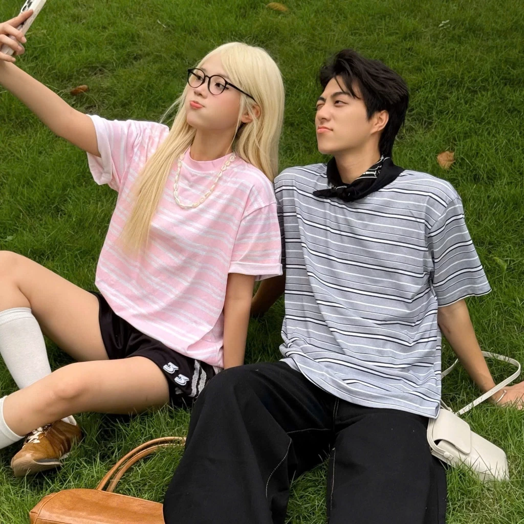 Calem.Club | Áo thun kẻ ngang cotton