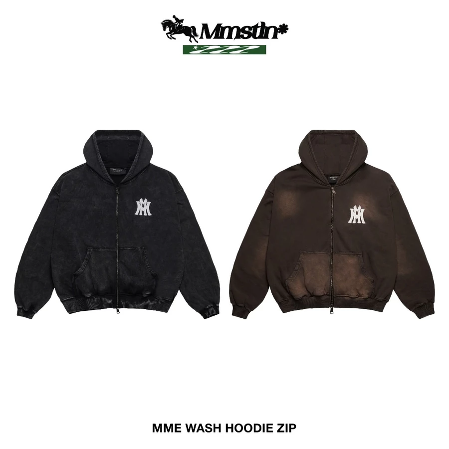 MMESTLINE | Áo khoác hoodie-zip "WASH"