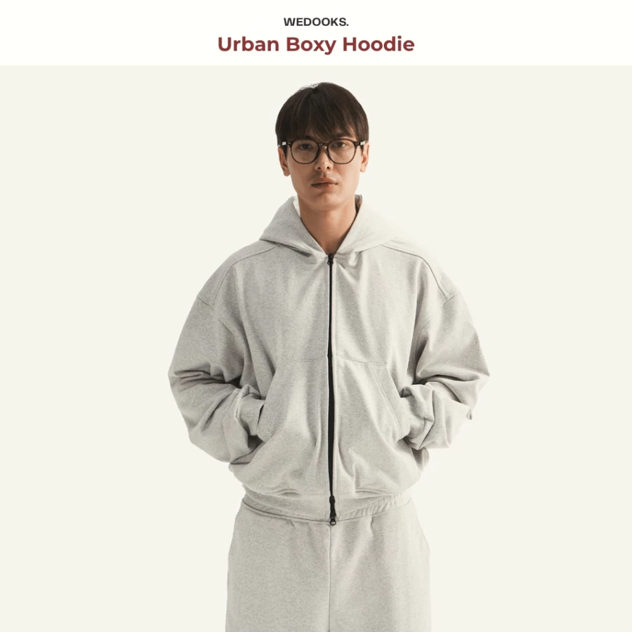 WEDOOKS | Áo khoác hoodie form boxy boxy hoodie