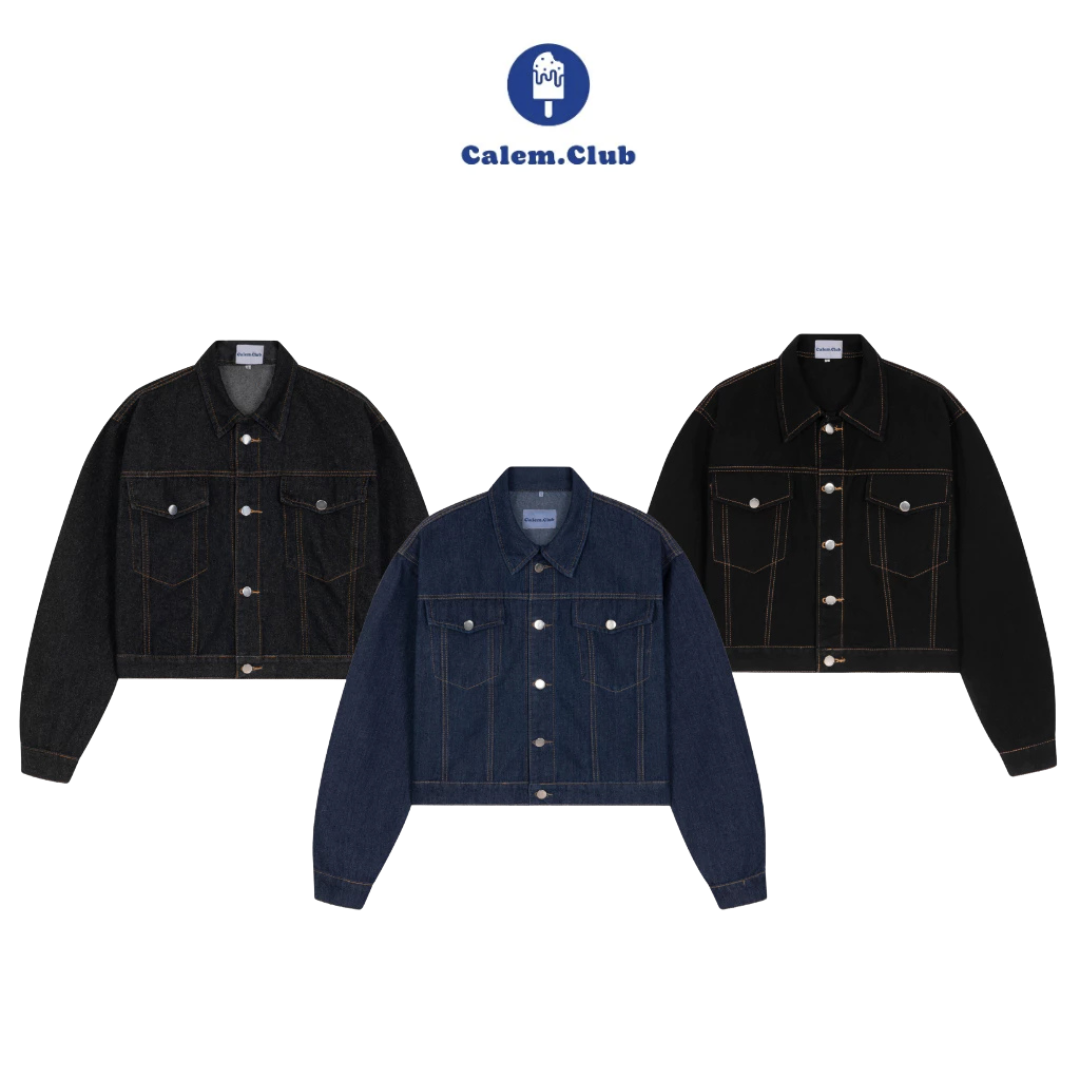 Calem.Club | Áo khoác jean Ver 3 túi trong