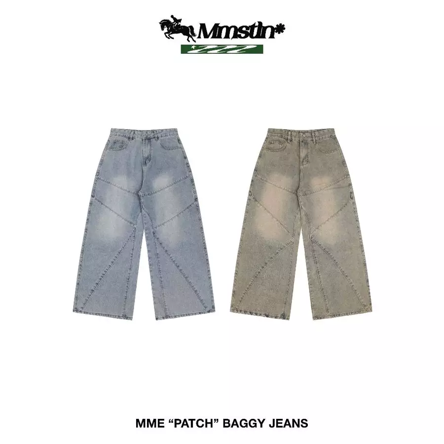 MMESTLINE | Quần Jeans “PATCH” form Baggy Premium Denim