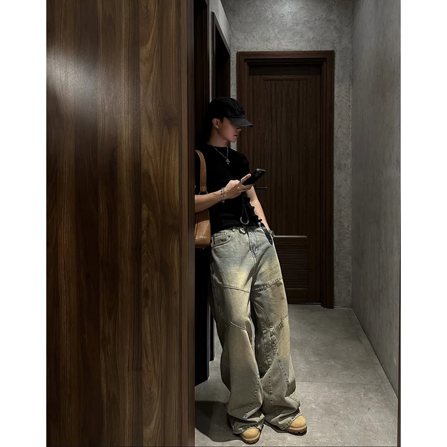 MMESTLINE | Quần Jeans “PATCH” form Baggy Premium Denim