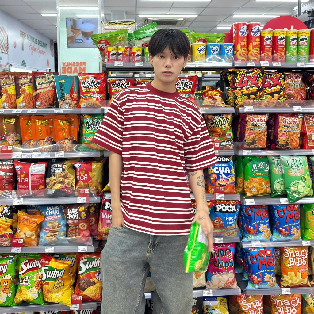 Calem.Club | Áo thun kẻ ngang cotton