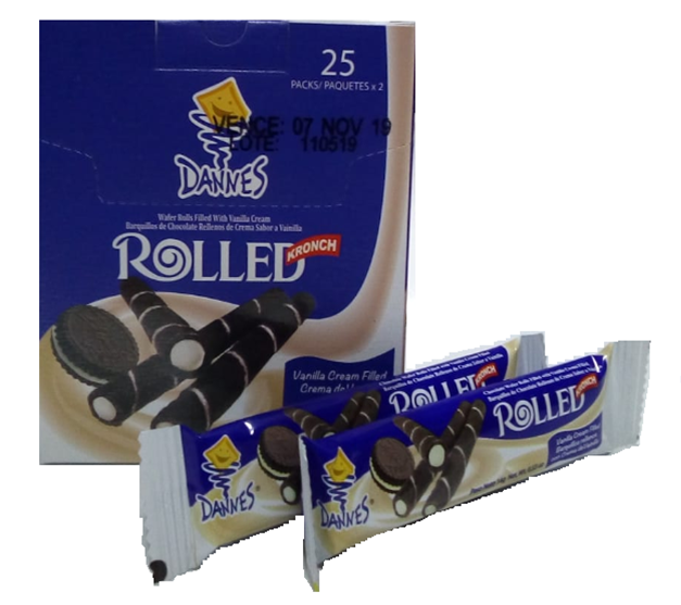 Barquillo Rolled Kronch Vainilla 