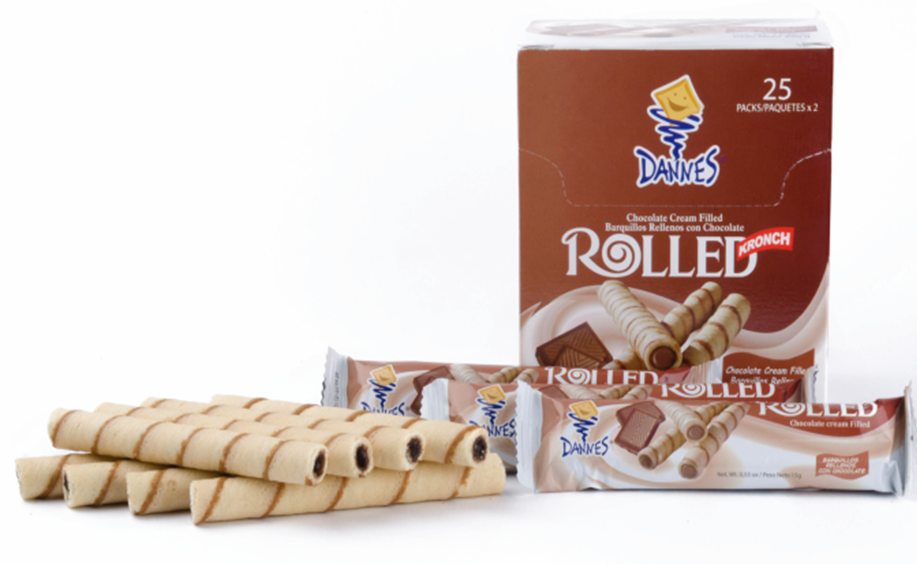 Barquillo Rolled Kronch Chocolate 