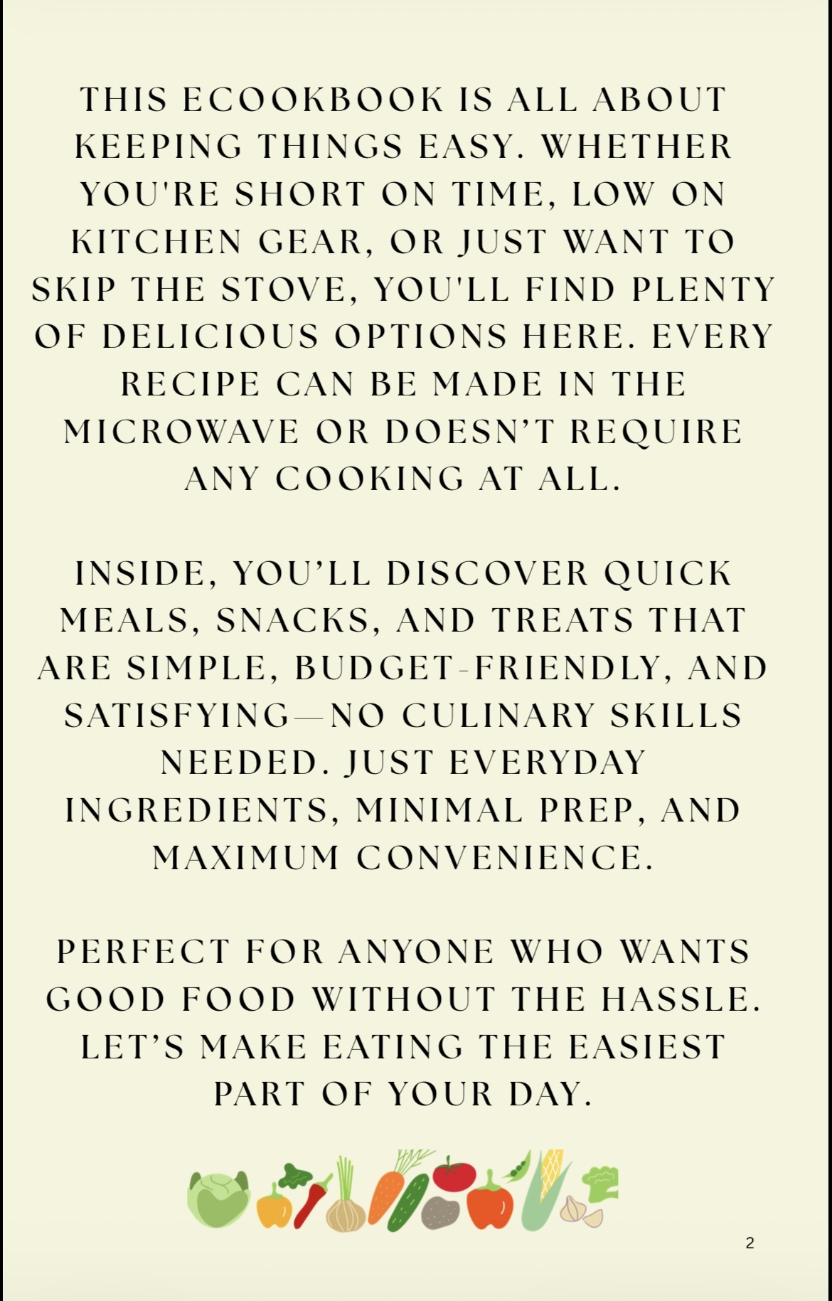 The Almost Cookless Cookbook
