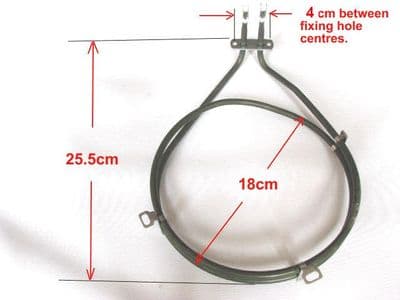 Oven Fan Element Fisher&Paykel 542959P