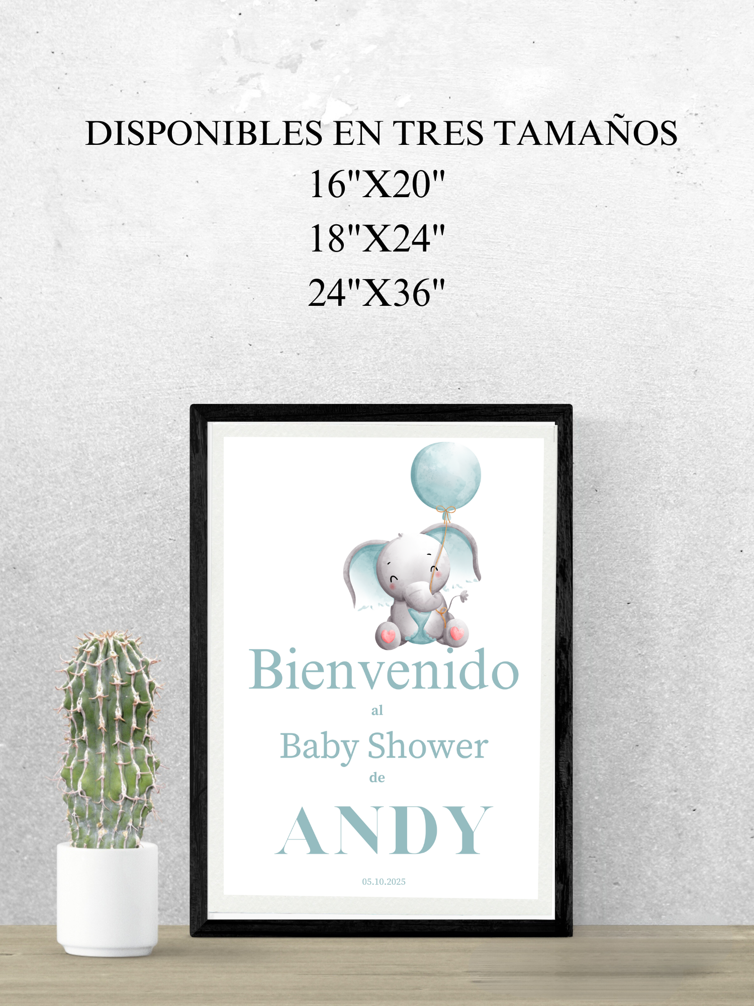 Cartel de Baby Shower