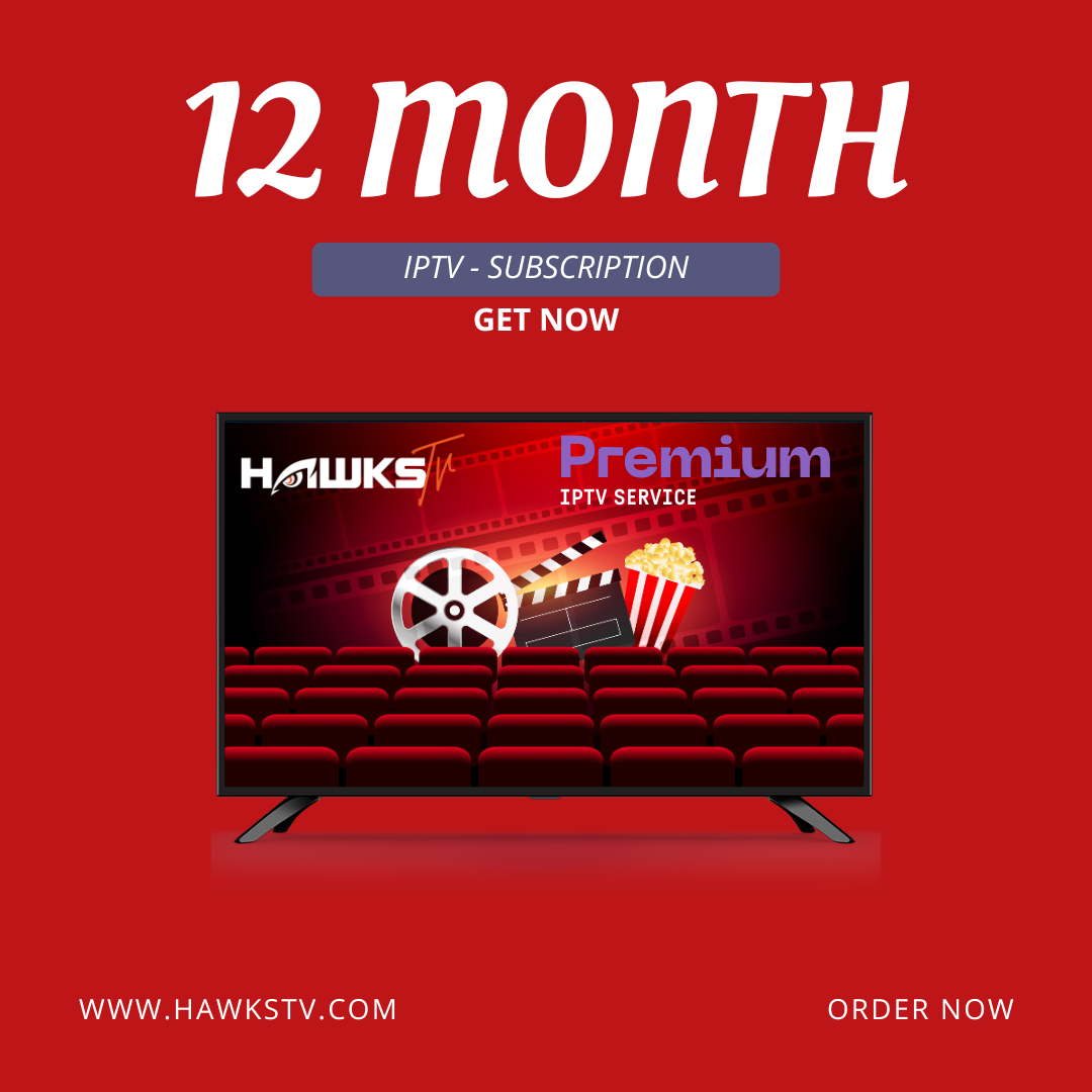 12 Month IPTV Subscription