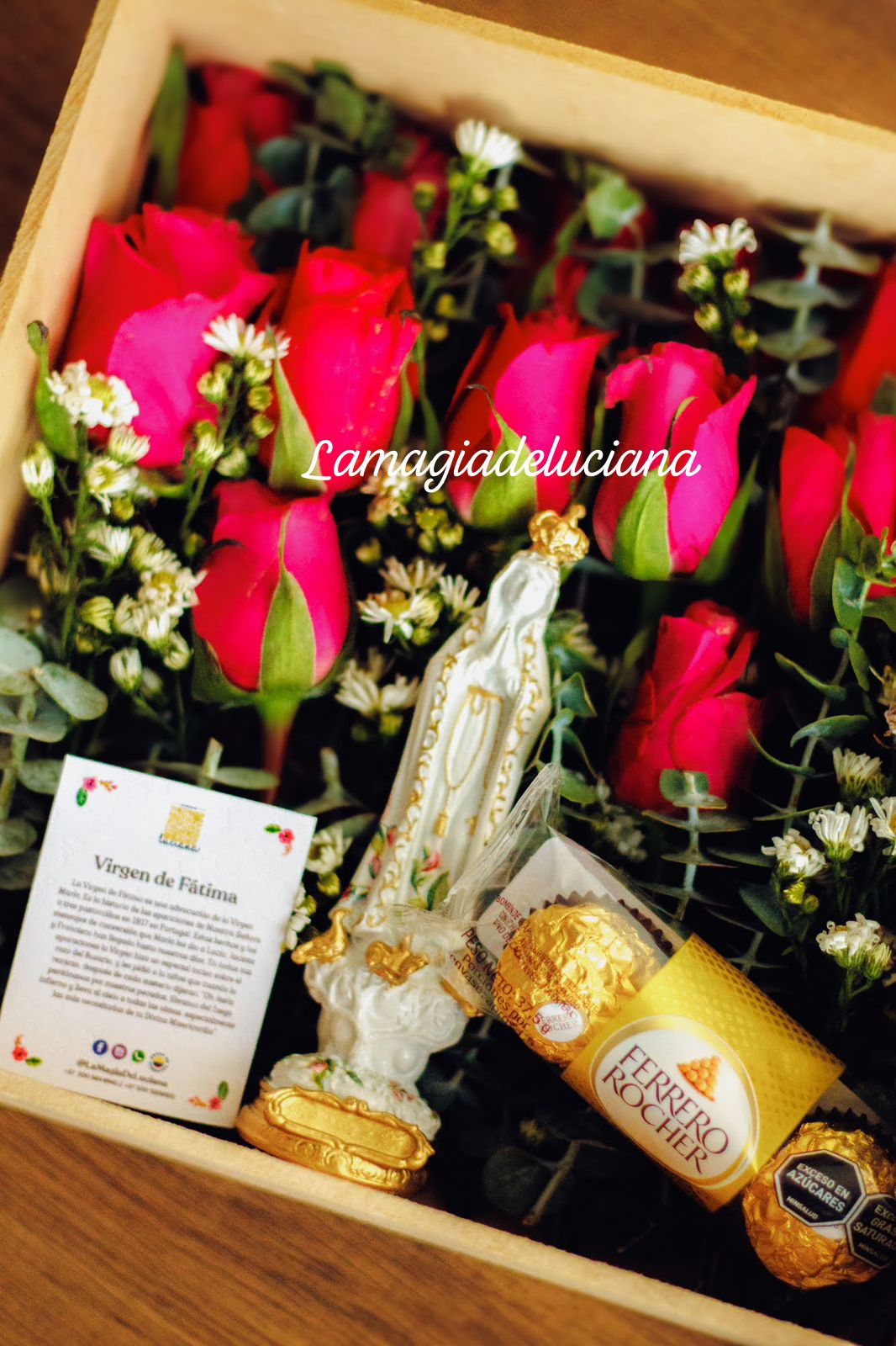 🌸 Cajita Floral – Un detalle lleno de amor, fe y belleza natural