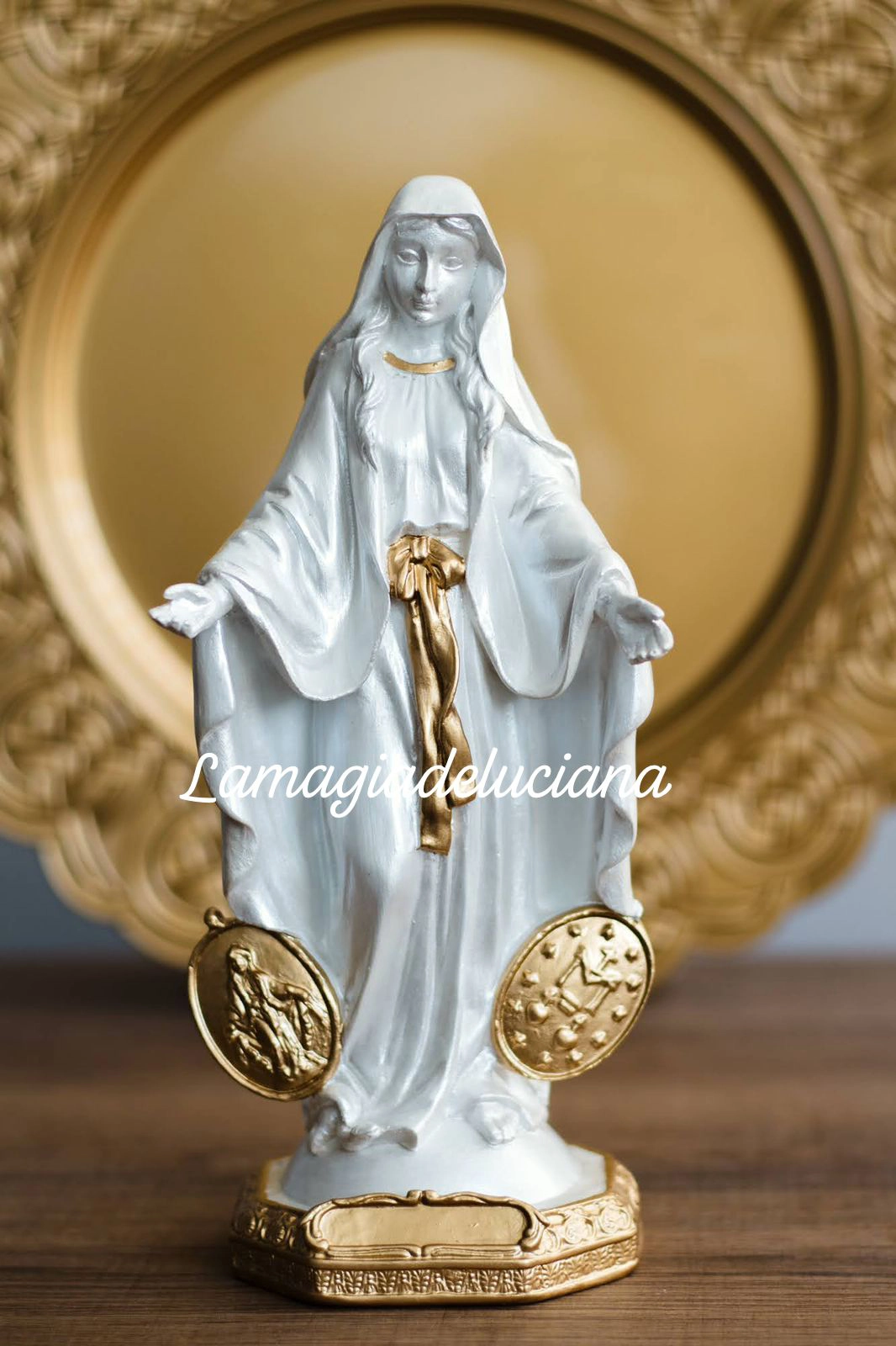 Virgen Milagrosa en Resina (22 cm)