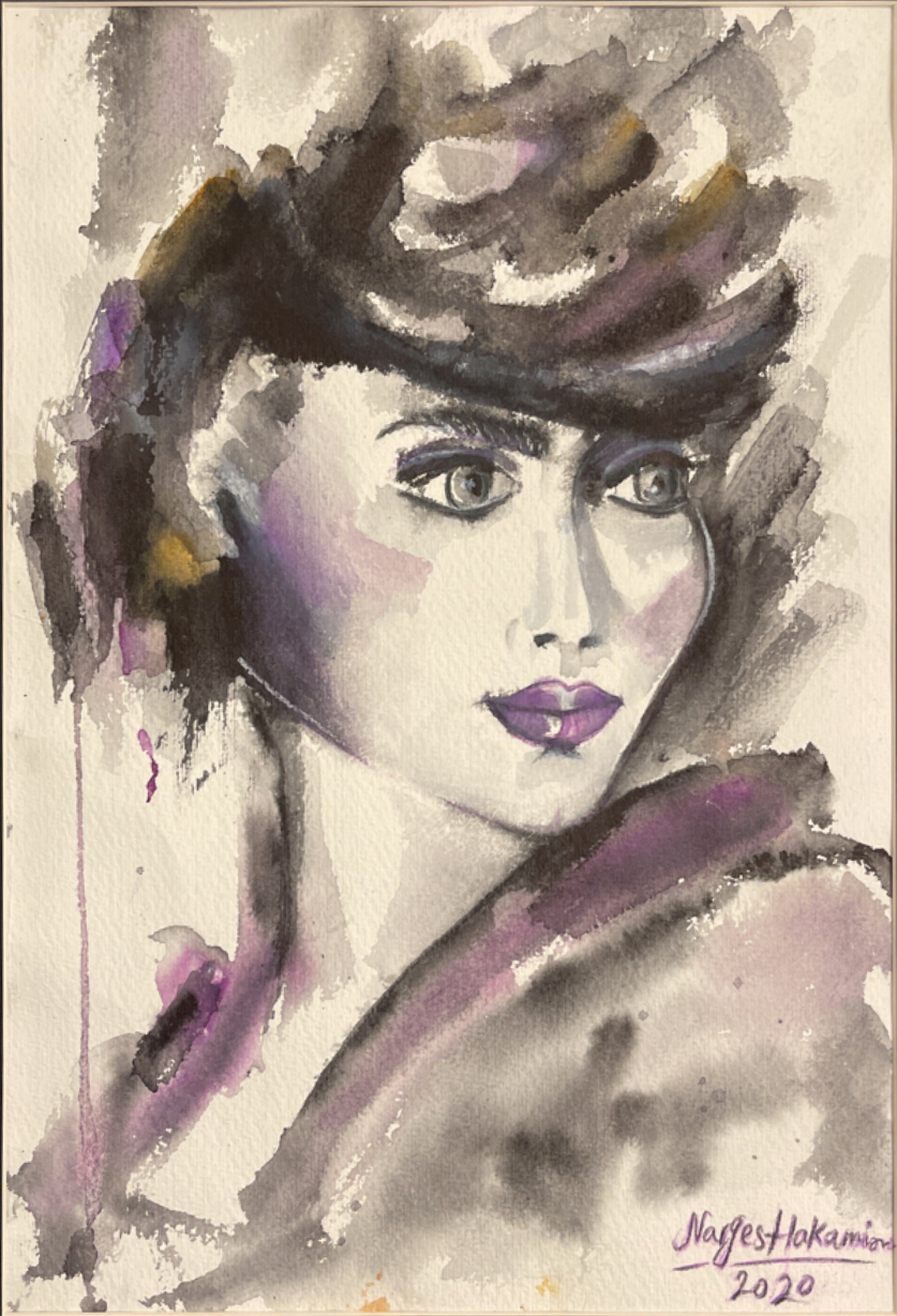 Watercolor Portrait Painting