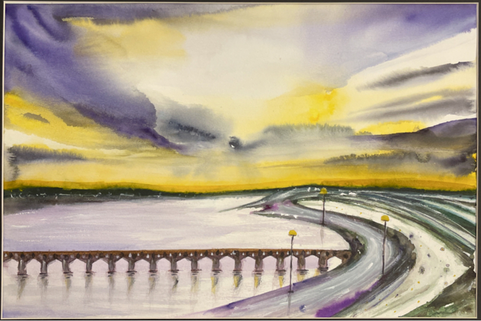 Abstract Landscape Painting