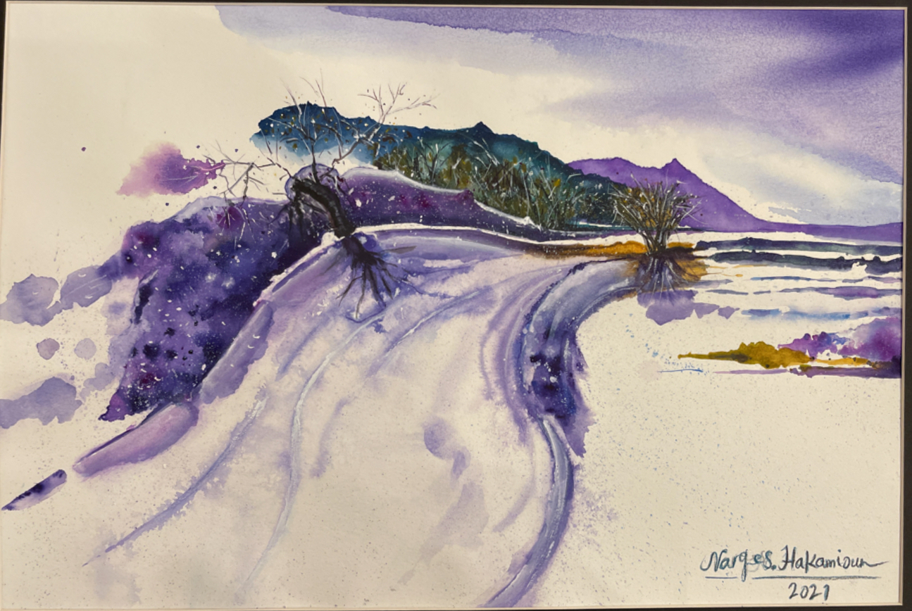Landscape Watercolor Painting