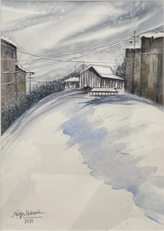Winter Landscape Painting
