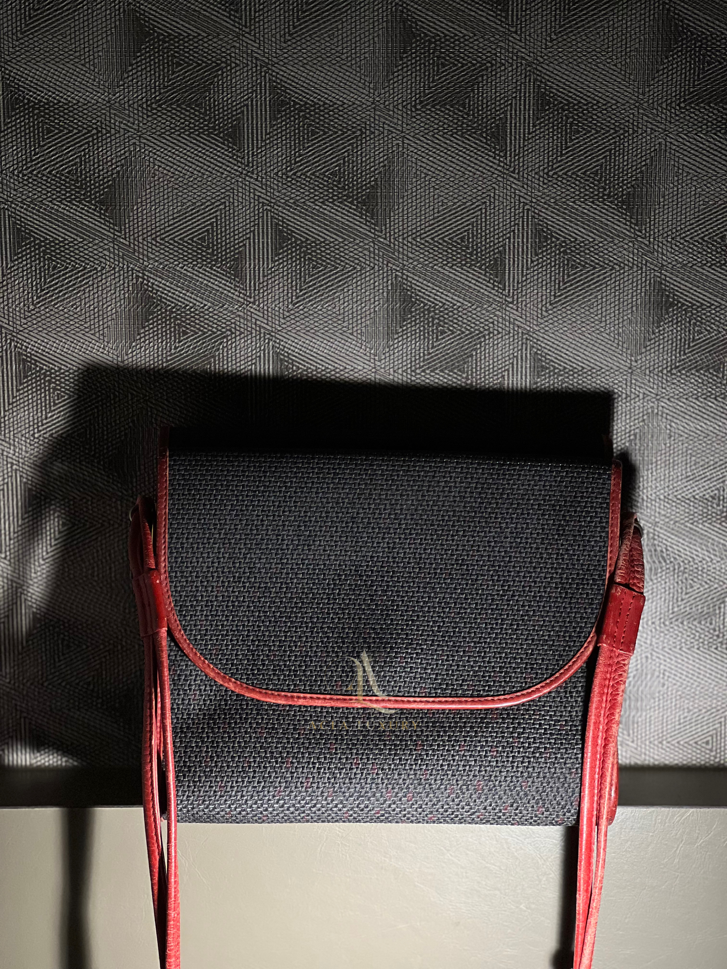  YSL Waxed Canvas Crossbody Bag