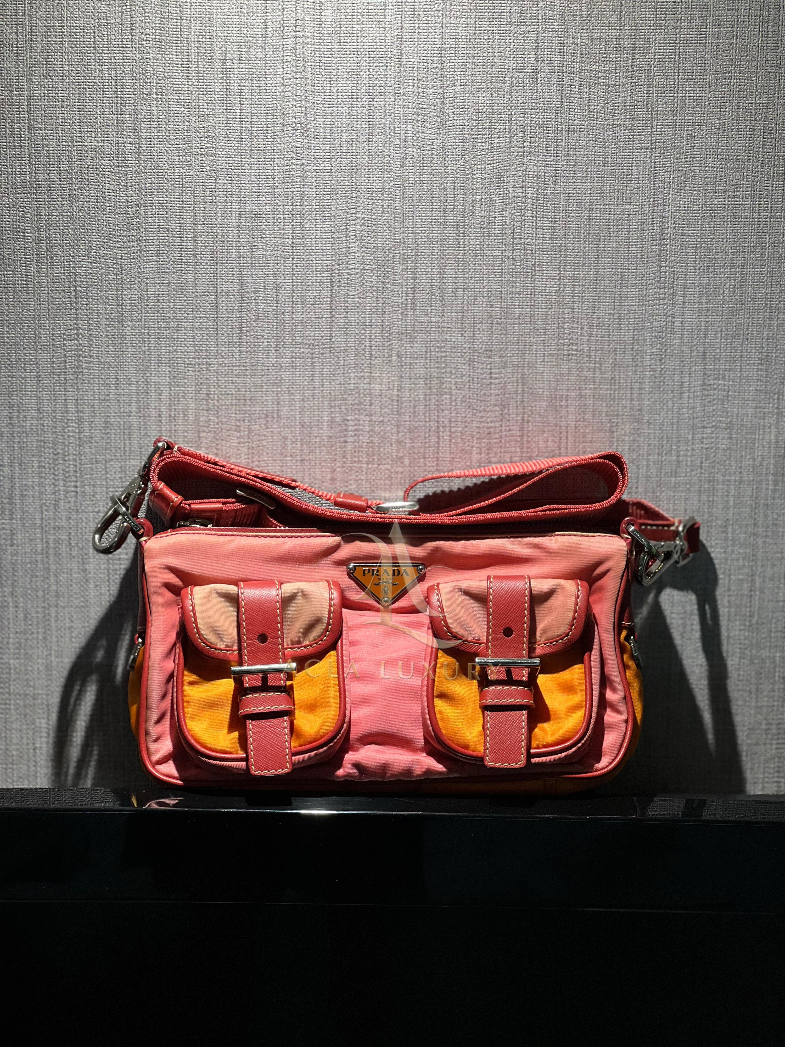 Prada Orange Pink Y2K Bag