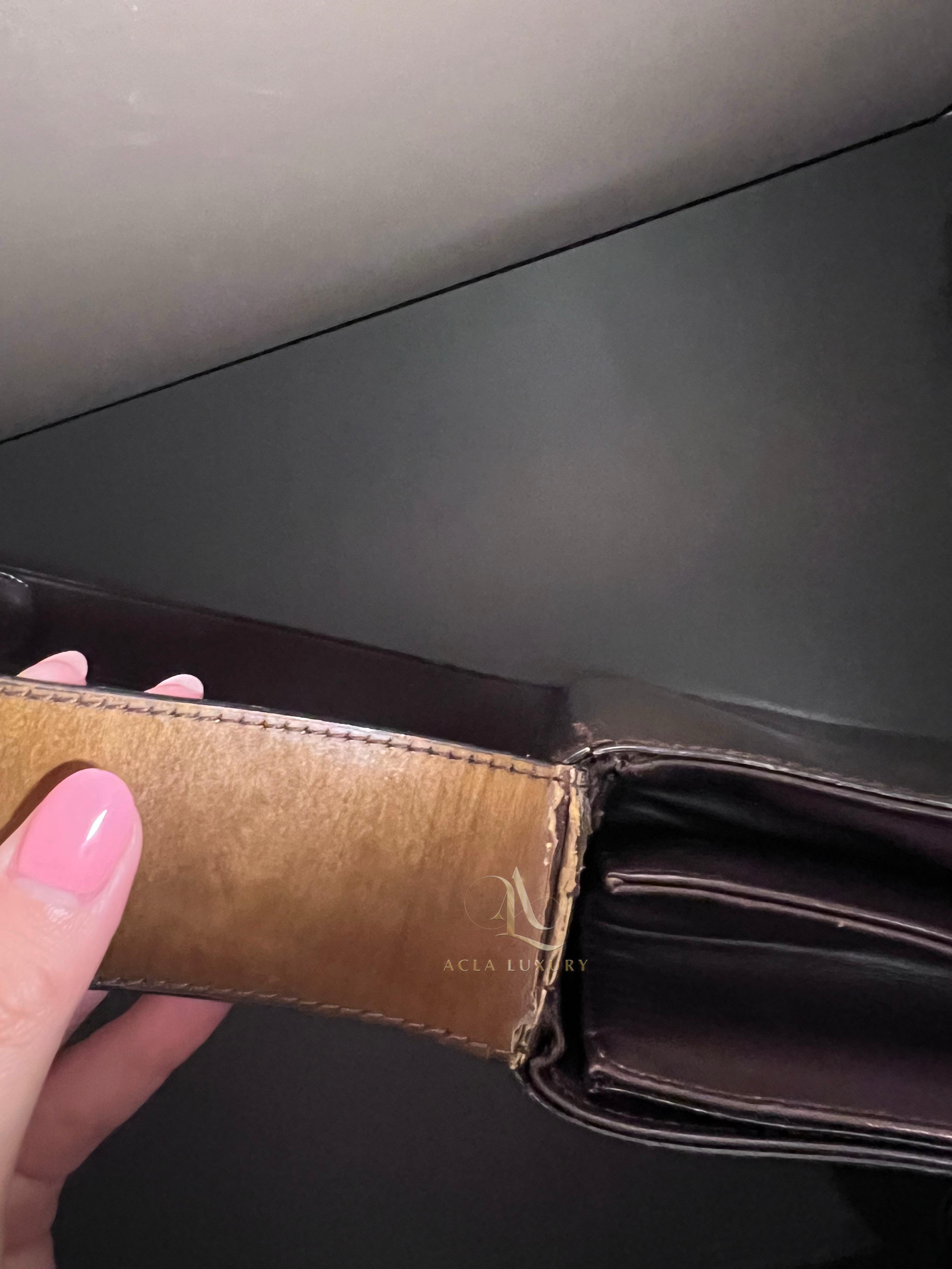 Salvatore Ferragamo Brown Long Shoulder Bag