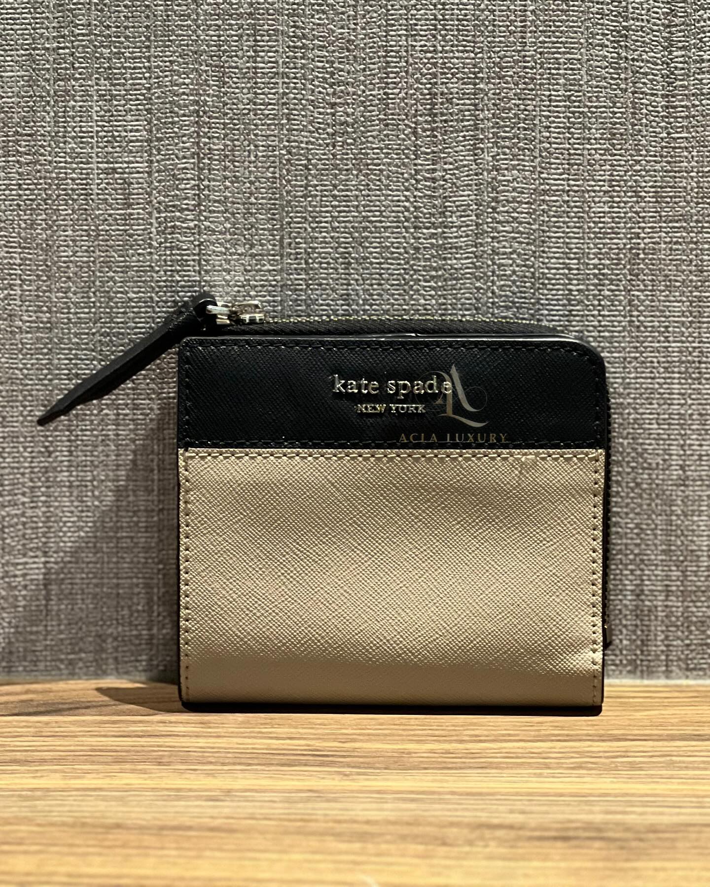 Kate Spade New York Staci Colorblock L Zip Bifold Wallet