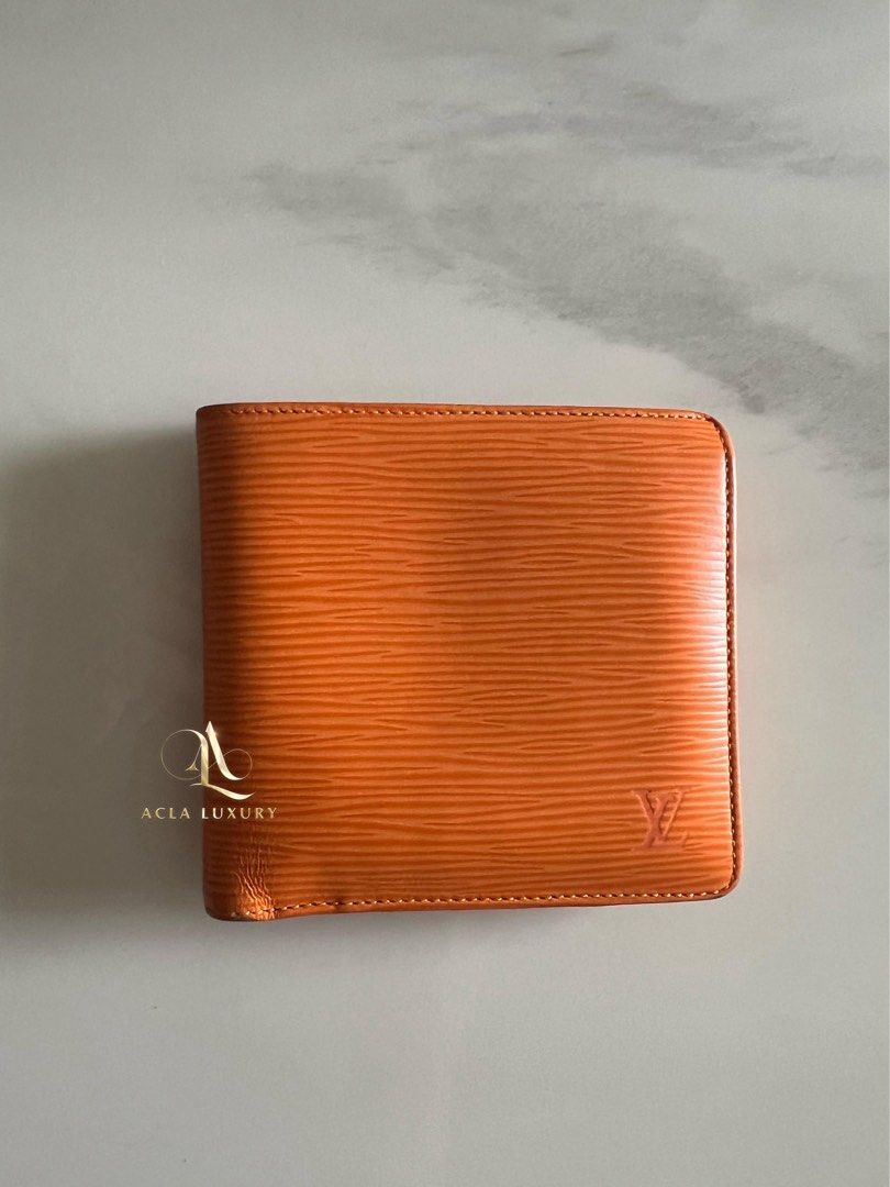 Louis Vuitton Marco Wallet - Mandarin Epi Leather