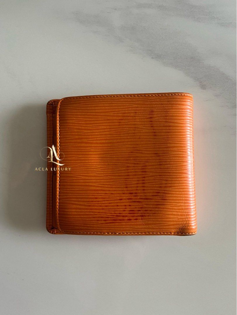 Louis Vuitton Marco Wallet - Mandarin Epi Leather