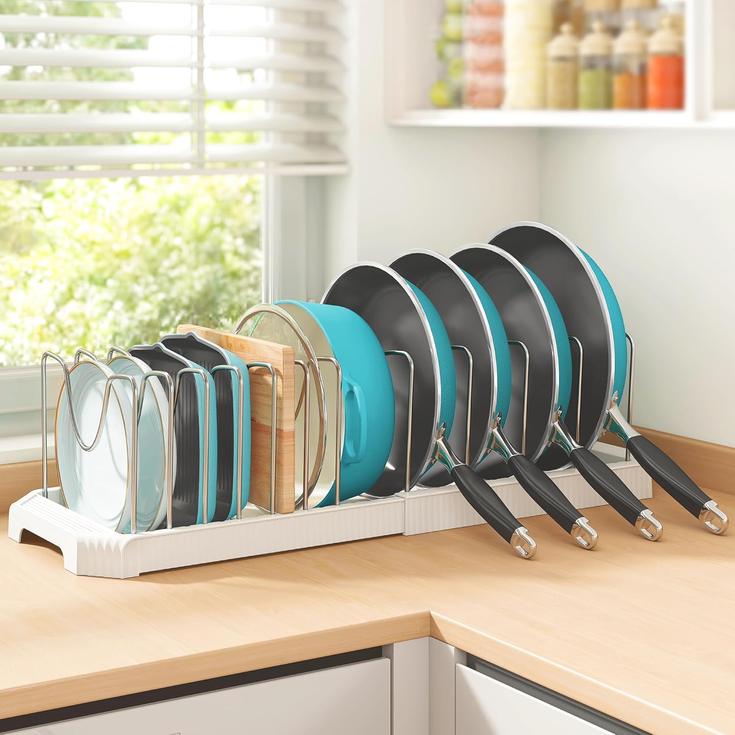 Adjustable Pots Organizer